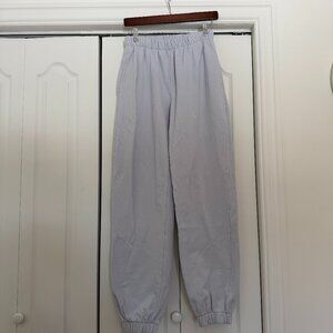 Baby Blue Elastic Cuff Sweatpants – Relaxed Fit Joggers